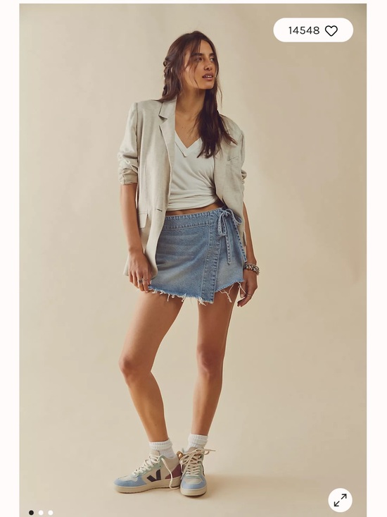 Free People Dresses & Skirts - Free People We The Free Emmy Denim Skort